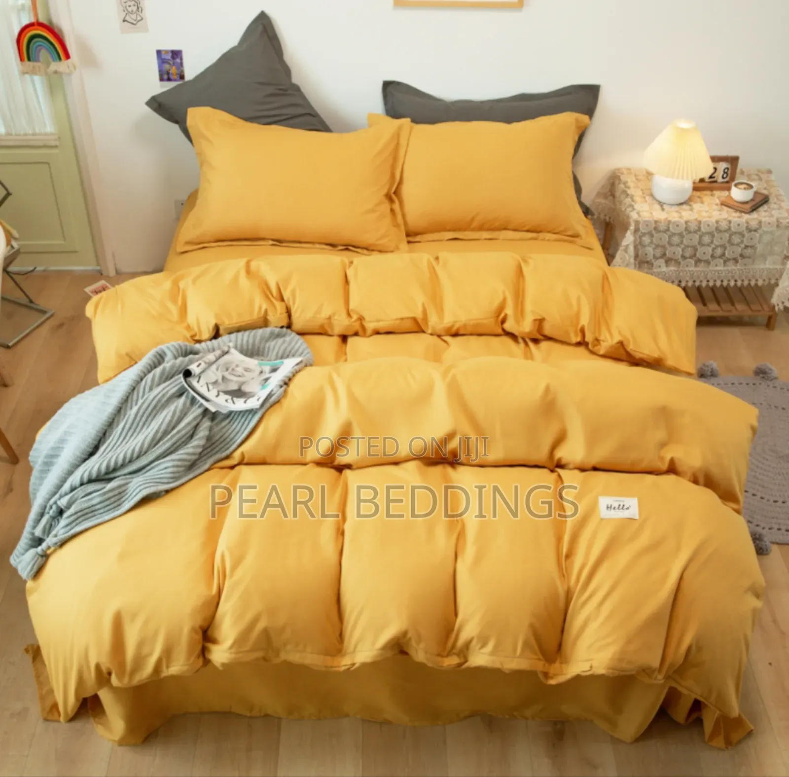 7pcs Luxurious Quality Cotton Duvet Available in Plain Color