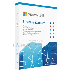 Microsoft Office 365 Business Standard 1 Year 5 Devices