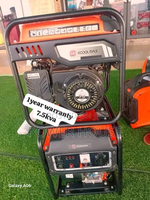 Crystal Base Ecoolmax Generator 7.5kva 8500watts 7.5kva