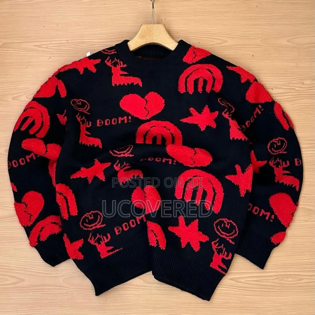 Unisex Rhombus Casual Pullover