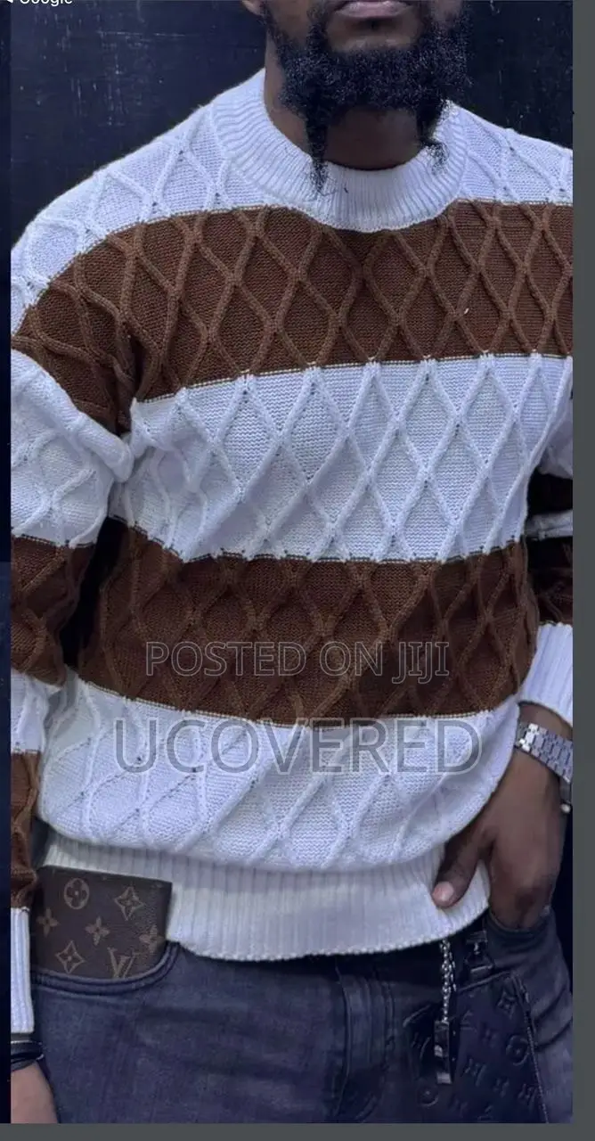 Unisex Rhombus Casual Pullover