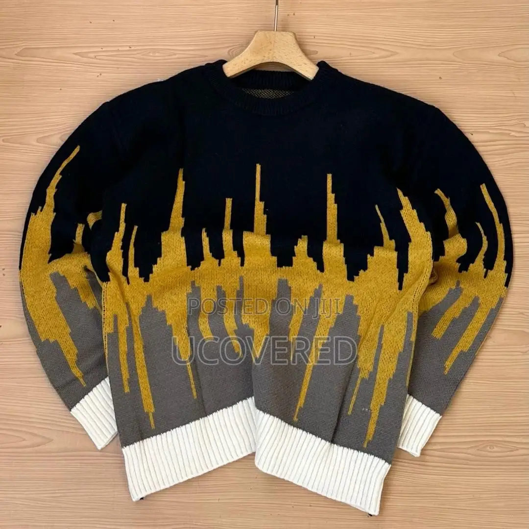 Unisex Rhombus Casual Pullover