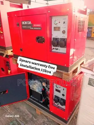 Silver Axion Honda Diesel Generator 15kva 16500watts 15kva