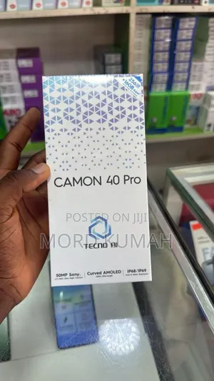 New Tecno Camon 40 Pro 256 GB Black