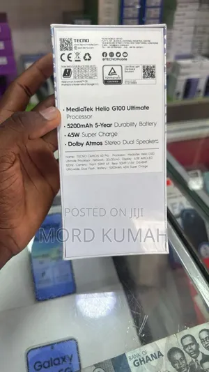 New Tecno Camon 40 Pro 256 GB Black
