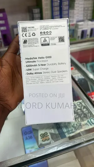 New Tecno Camon 40 256 GB Black