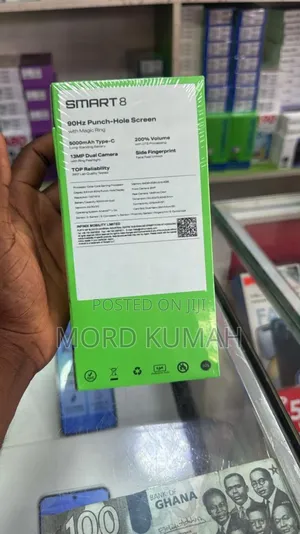 New Infinix Smart 8 64 GB Black