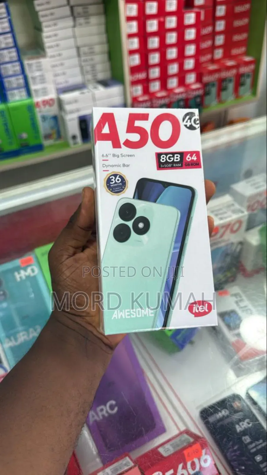 New Itel A50 128 GB Black