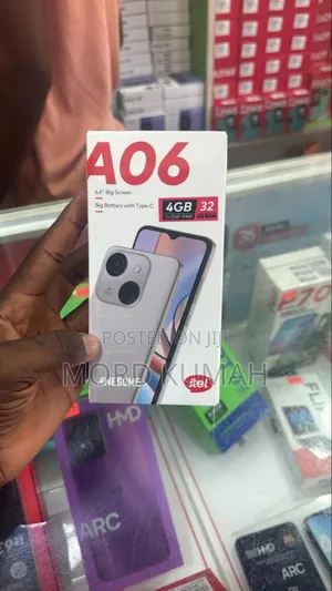 New Itel A06 32 GB Black