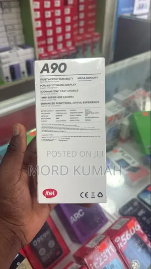 New Itel A90 64 GB Black
