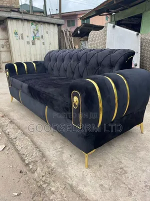 Black Gold Sofa Furniture