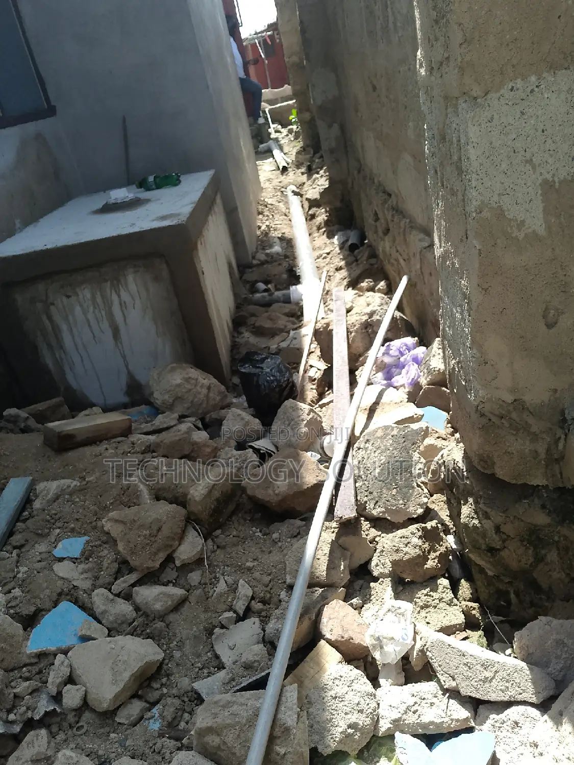 New WC Toilet, Biodigester and Plumbing