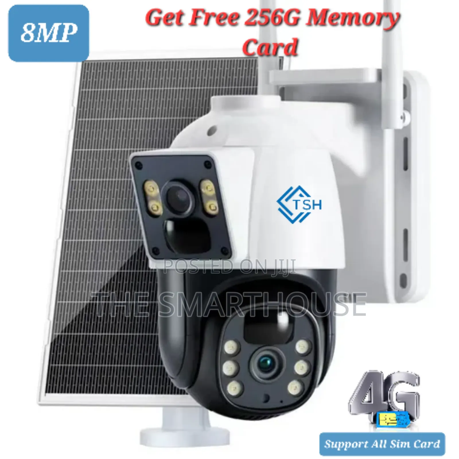 Smart Solar 4g Dual Lens CCTV (One Year Warranty)