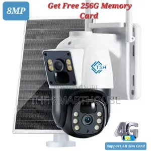 Smart Solar 4g Dual Lens CCTV (One Year Warranty)