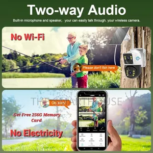 Smart Solar 4g Dual Lens CCTV (One Year Warranty)