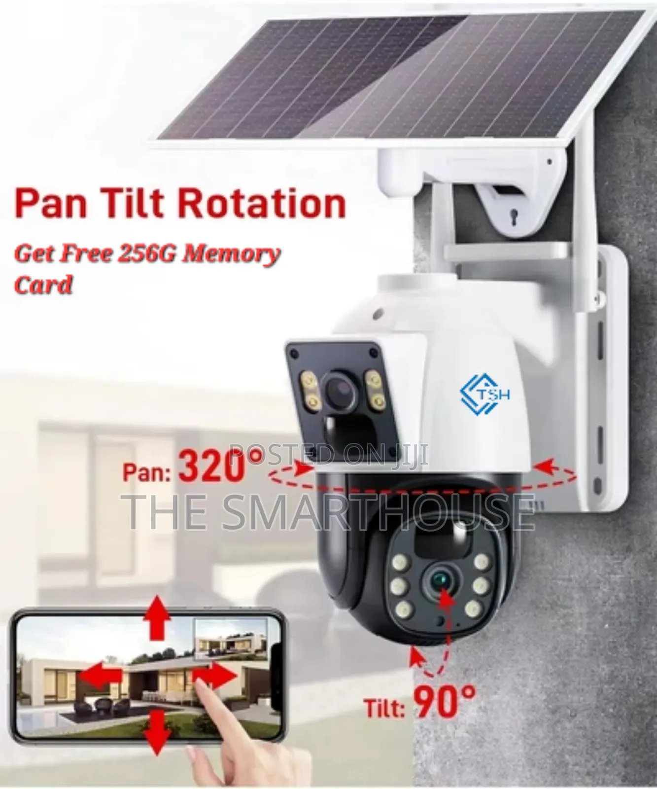 Smart Solar 4g Dual Lens CCTV (One Year Warranty)