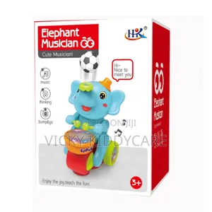 Electronic Musical Elephant Musician Toy