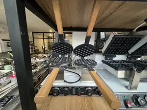 Double Rotational  Bubble Waffle Machine