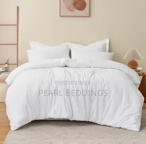 Luxurious 7pcs Cotton Duvet Available in Plain White