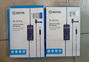 Boya Universal Lavalier Microphone ( Clip-on Mic )