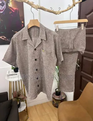 Brown Men's Two Pieces Td