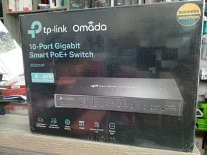 Tp-Link Omada 10 Port Gigabit Smart Poe+ Switch 61w Sg2210p
