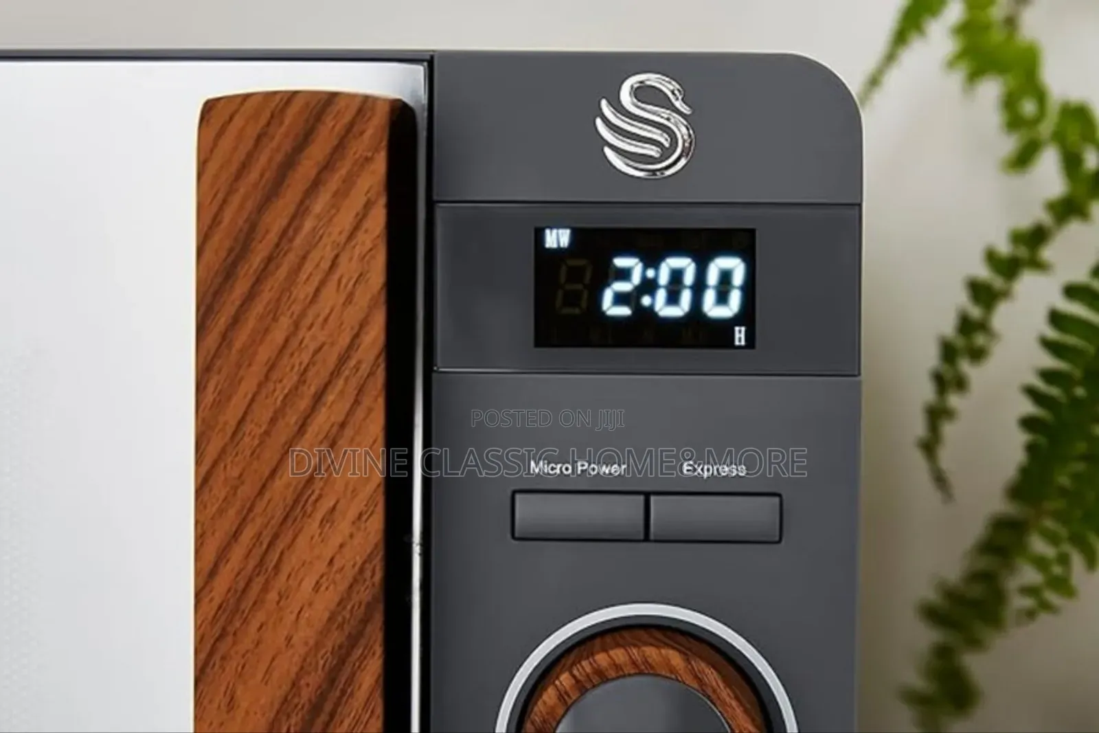 20lit Swan Nordic Led Digital Microwave 800w