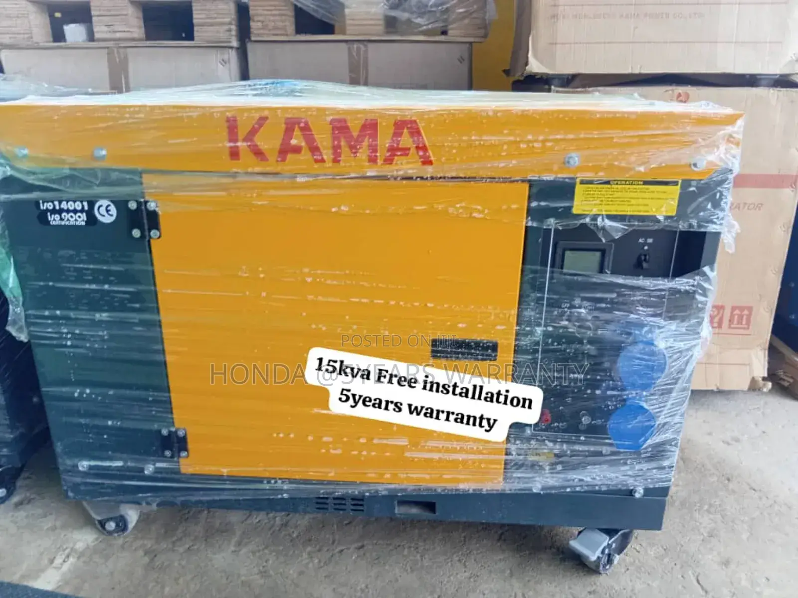 Flexible Gen Option Kama 10kva 13000watt Diesel Generator