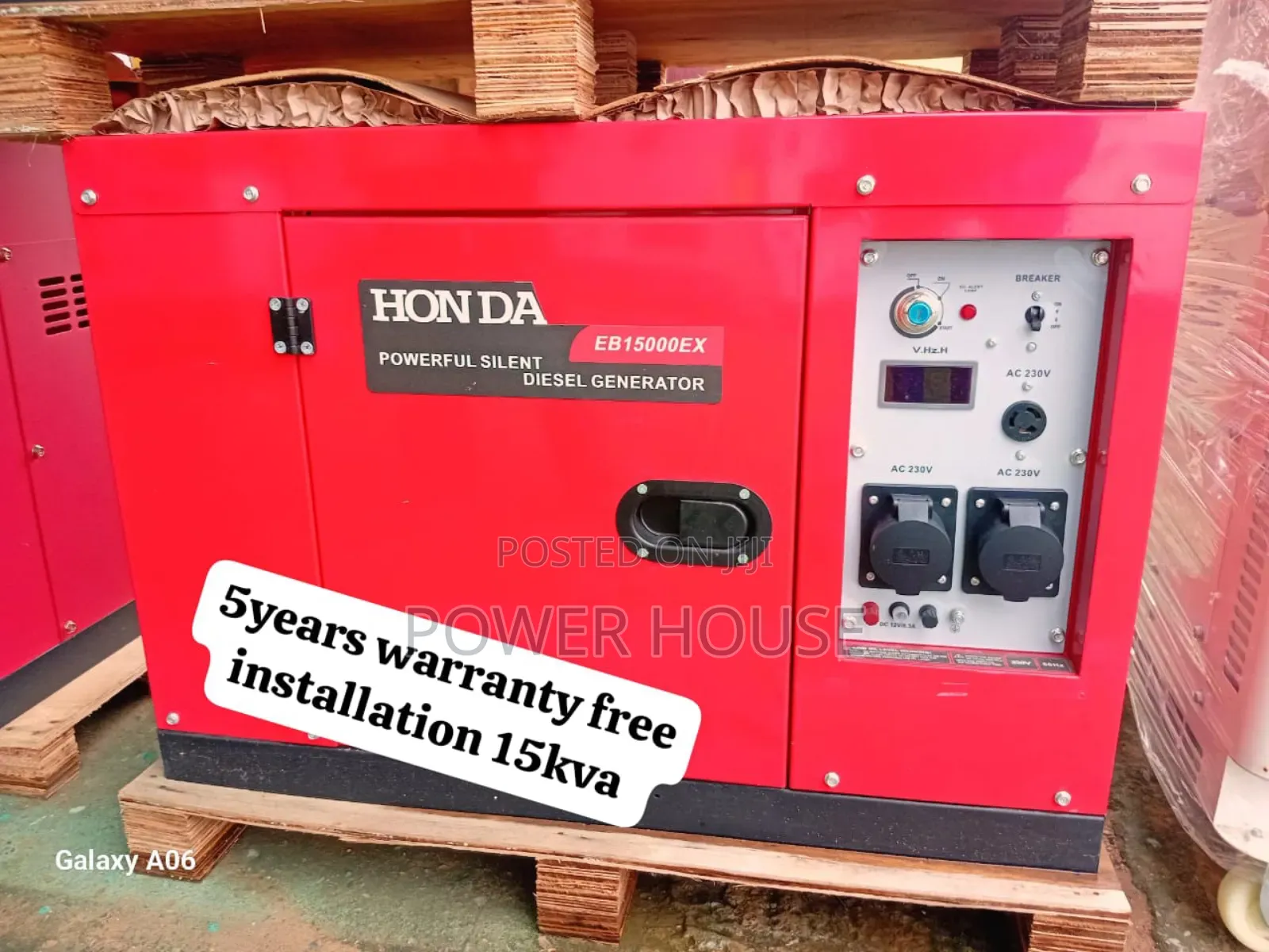Prime Charger Honda Diesel Generator 15kva 16500watts