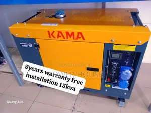 Zenith Radiant Kama Diesel Generator 15kva 16500watts 15kva
