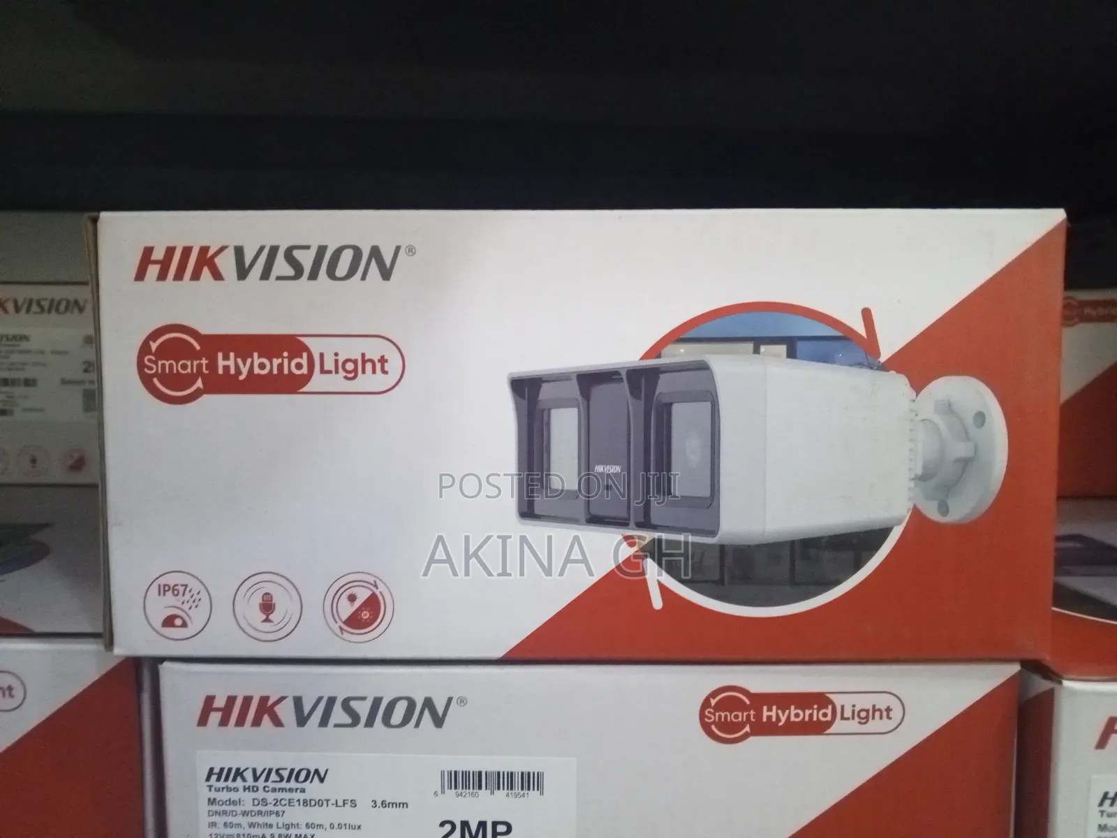 Hikvision 2mp Smarthybrid Light Audio Camera Ds-2ce18d0t-LFS