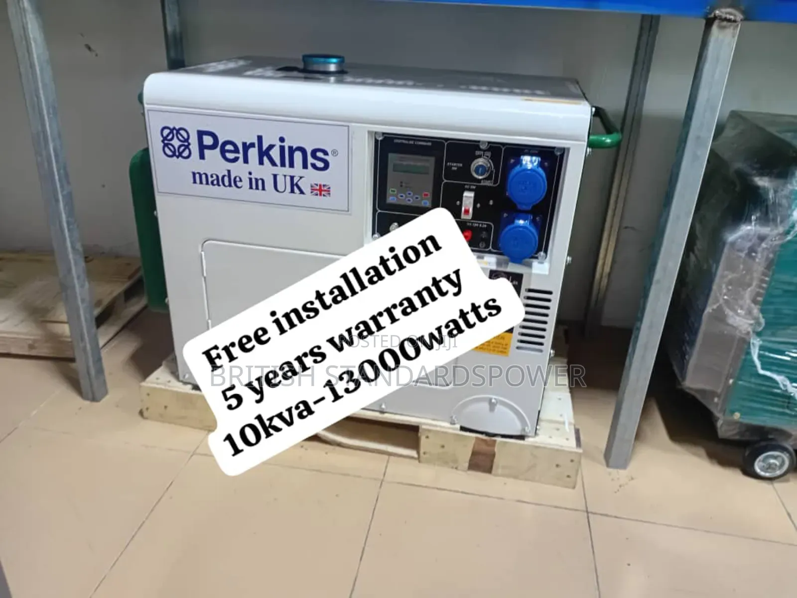 Impervious 10kva Silent Diesel Generator Set Perkins