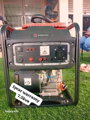 Extra Capacity 7.5kva Petrol Generator