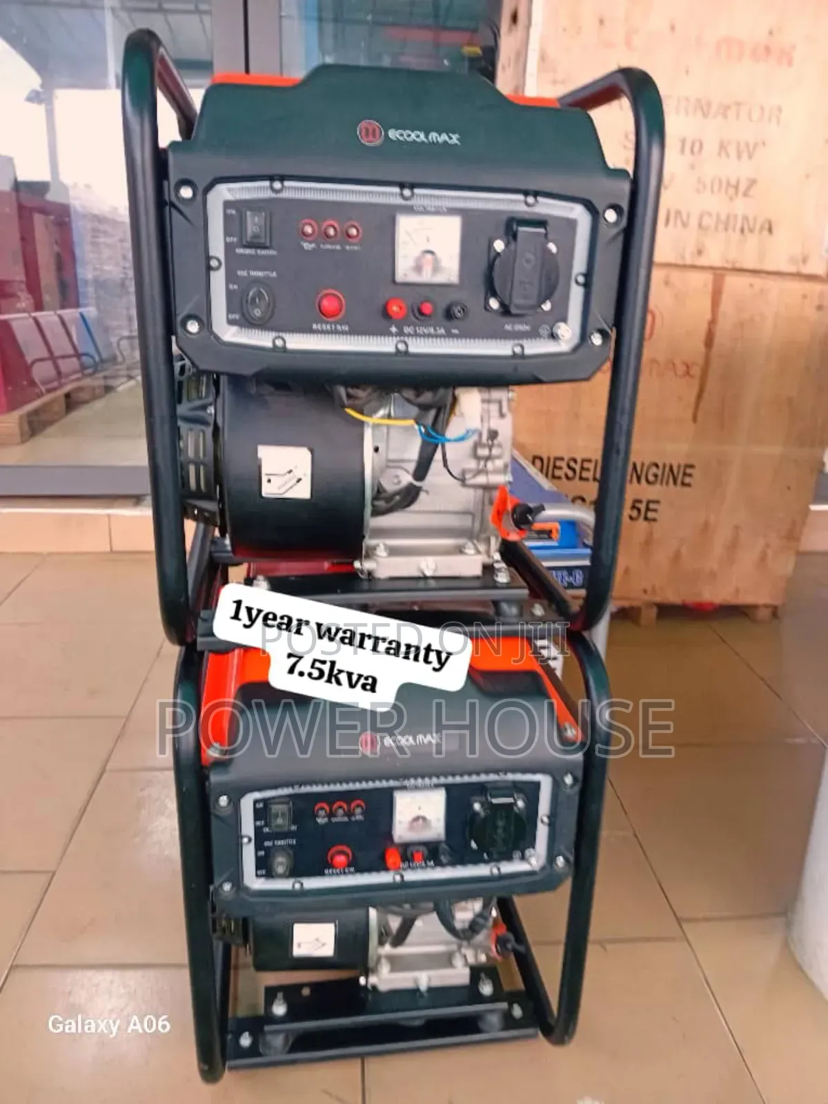 Omega Tap Flow Ecoolmax Petrol Generator 7.5kva 8500watts