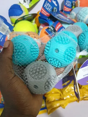 3 Pack Spiky Toy Balls for Dogs