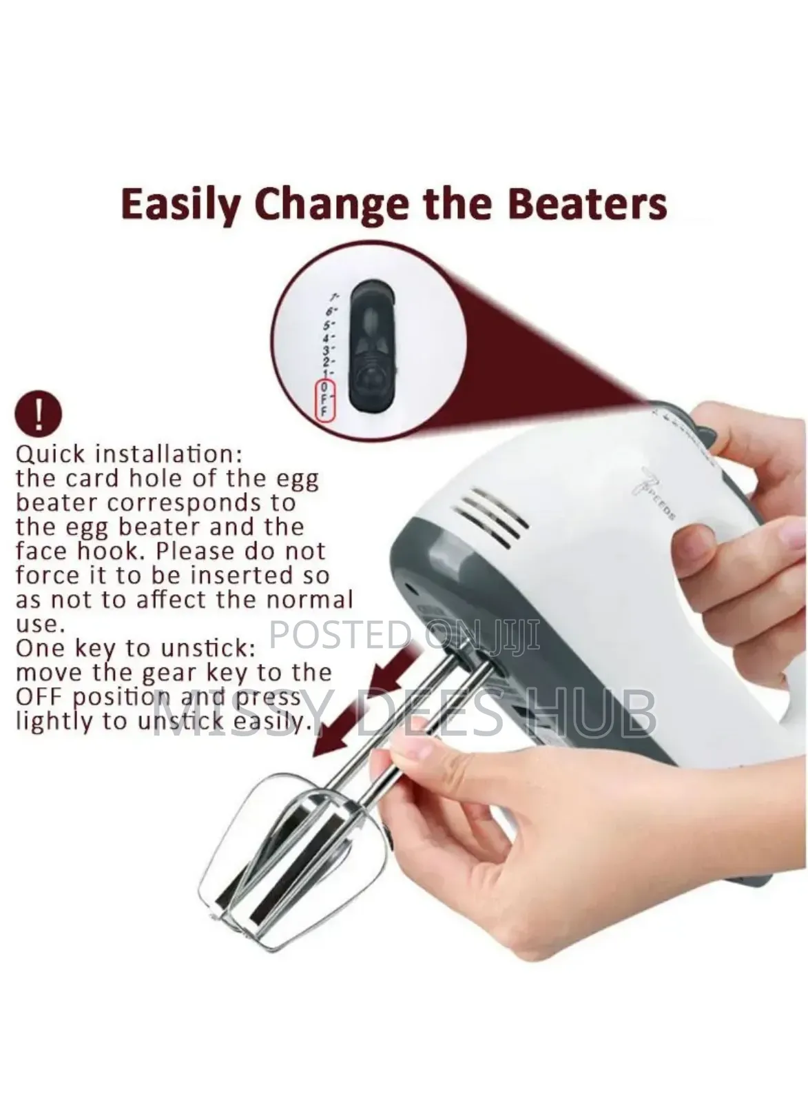 Portable Handheld Mixer