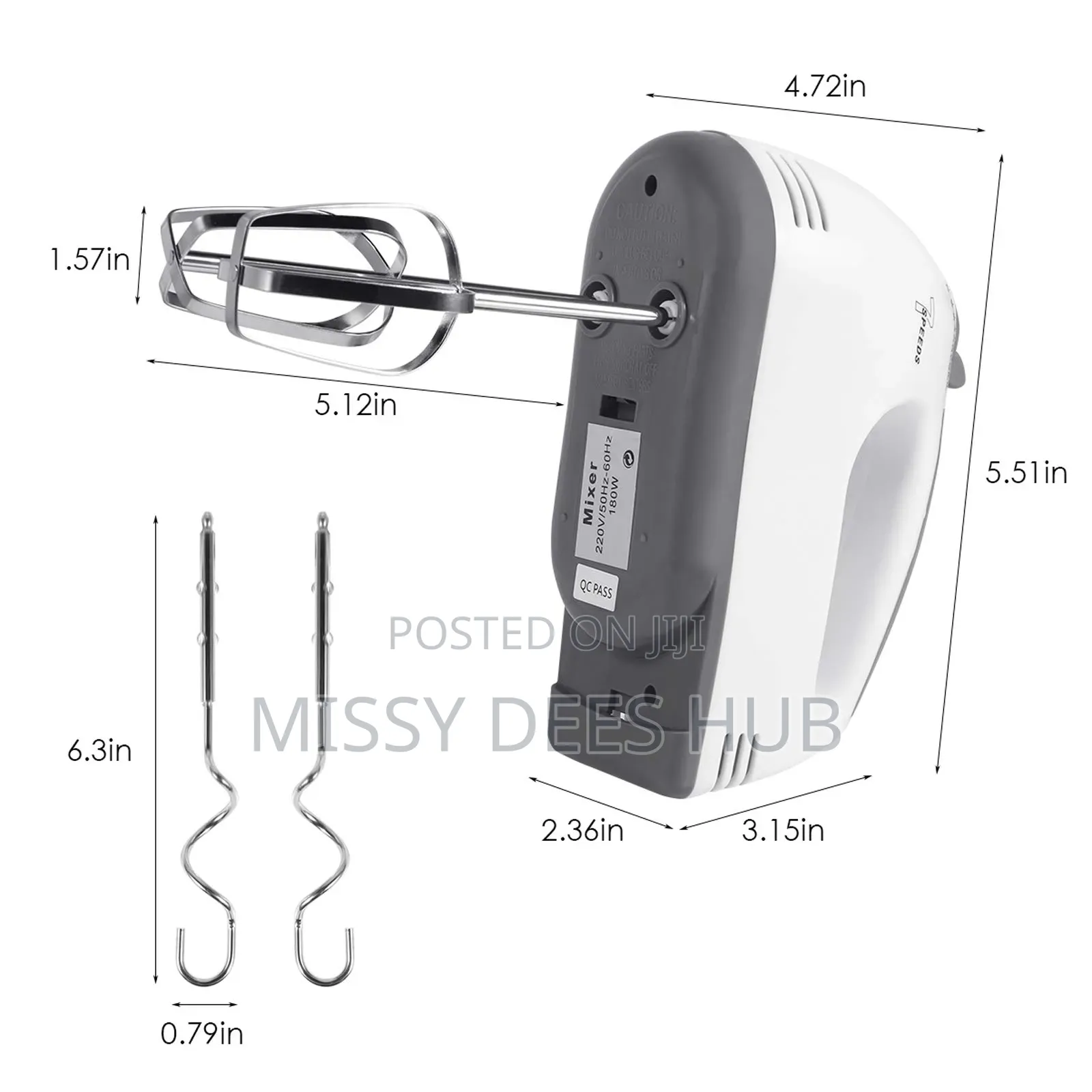 Portable Handheld Mixer