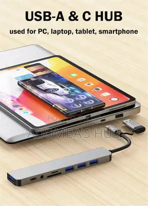 8 in 1 Type C Hub Docking Station