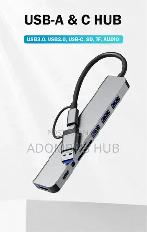8 in 1 Type C Hub Docking Station