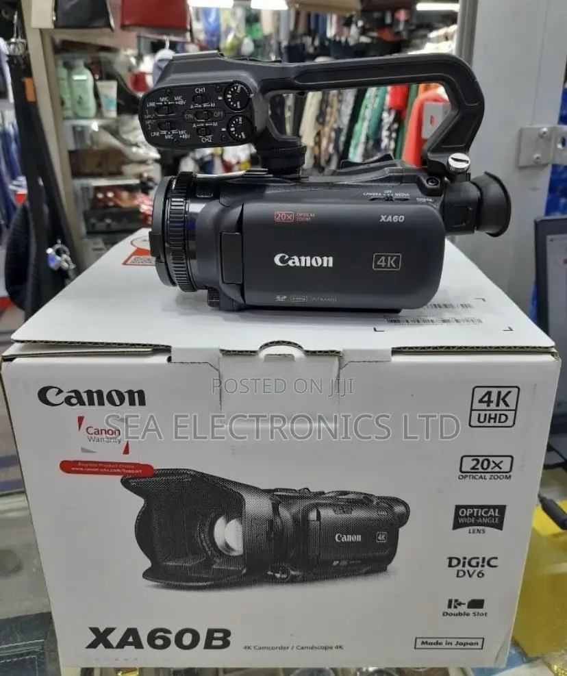 Super Cool Canon Xa60b Professional Uhd 4k Camcorder