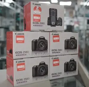 Canon Eos 250d 24.2mp 4k Digital Slr Camera With 18-55mm