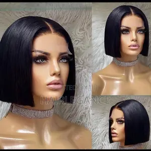 Middle Parting T-Frontal and Closure Blunt Cut Unit