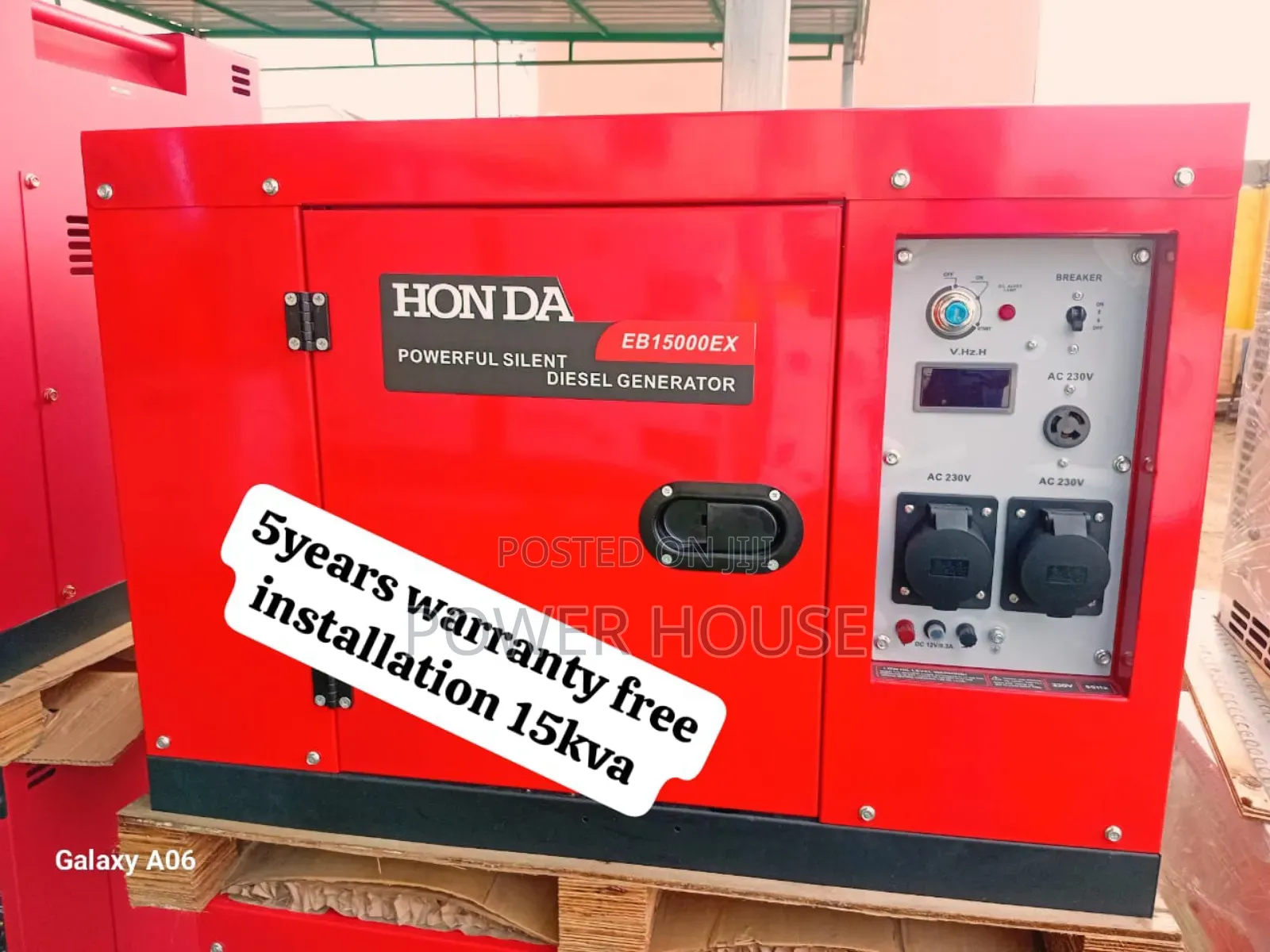 Prime Circuit Lumina Honda Diesel Generator 15kva 16500watts
