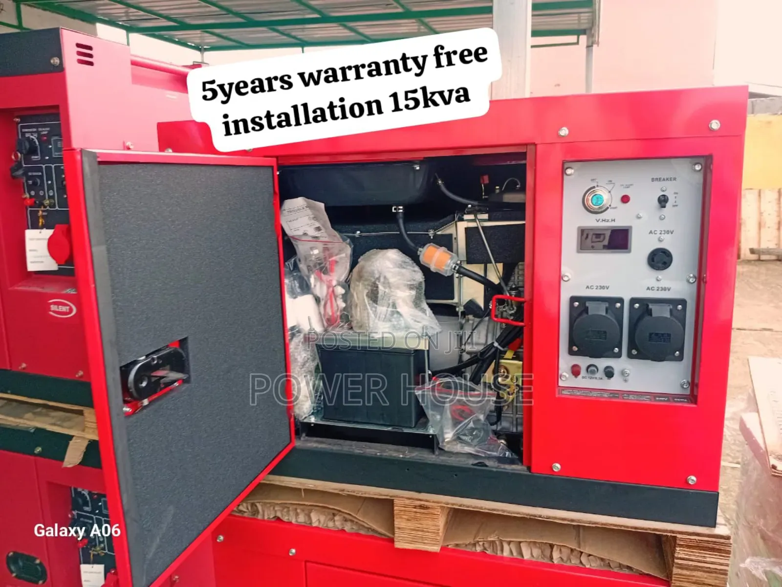 Vortex Crown Honda Diesel Generator 15kva 16500watts