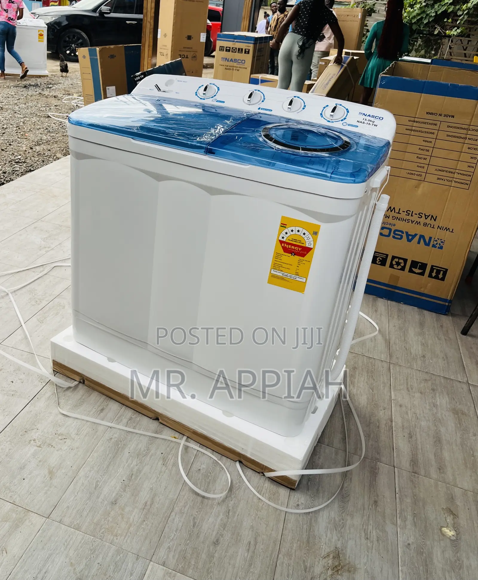 Beautiful Made Nasco 15kg Top Load Washing Machine.