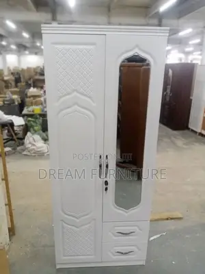 Two in One Wardrobe)With Mirror)
