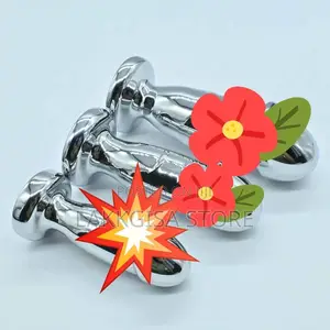 Metallic Dildo Anal Plug