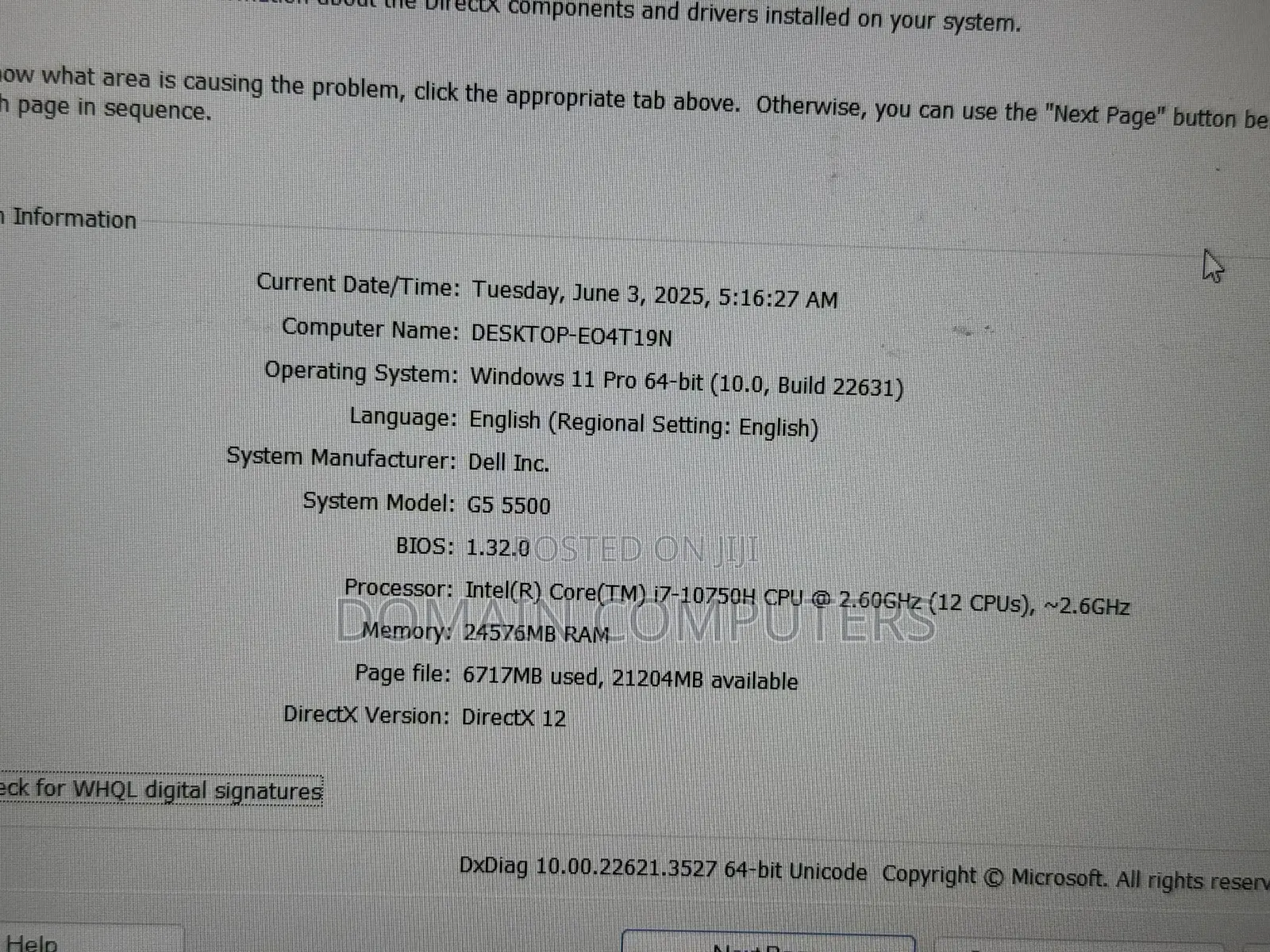 Laptop Dell G5 24GB Intel Core I7 SSD 512GB