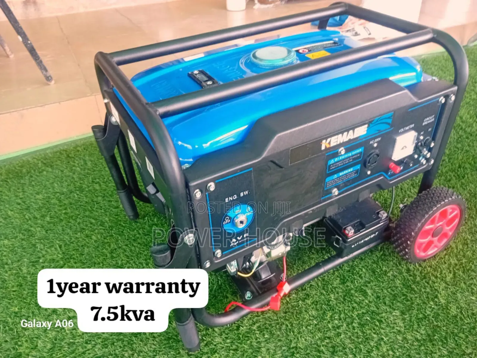 Exclusive Obsidian Kemage Petrol Generator 7.5kva
