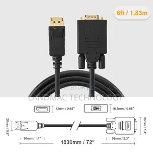 Displayport to Vga Cable